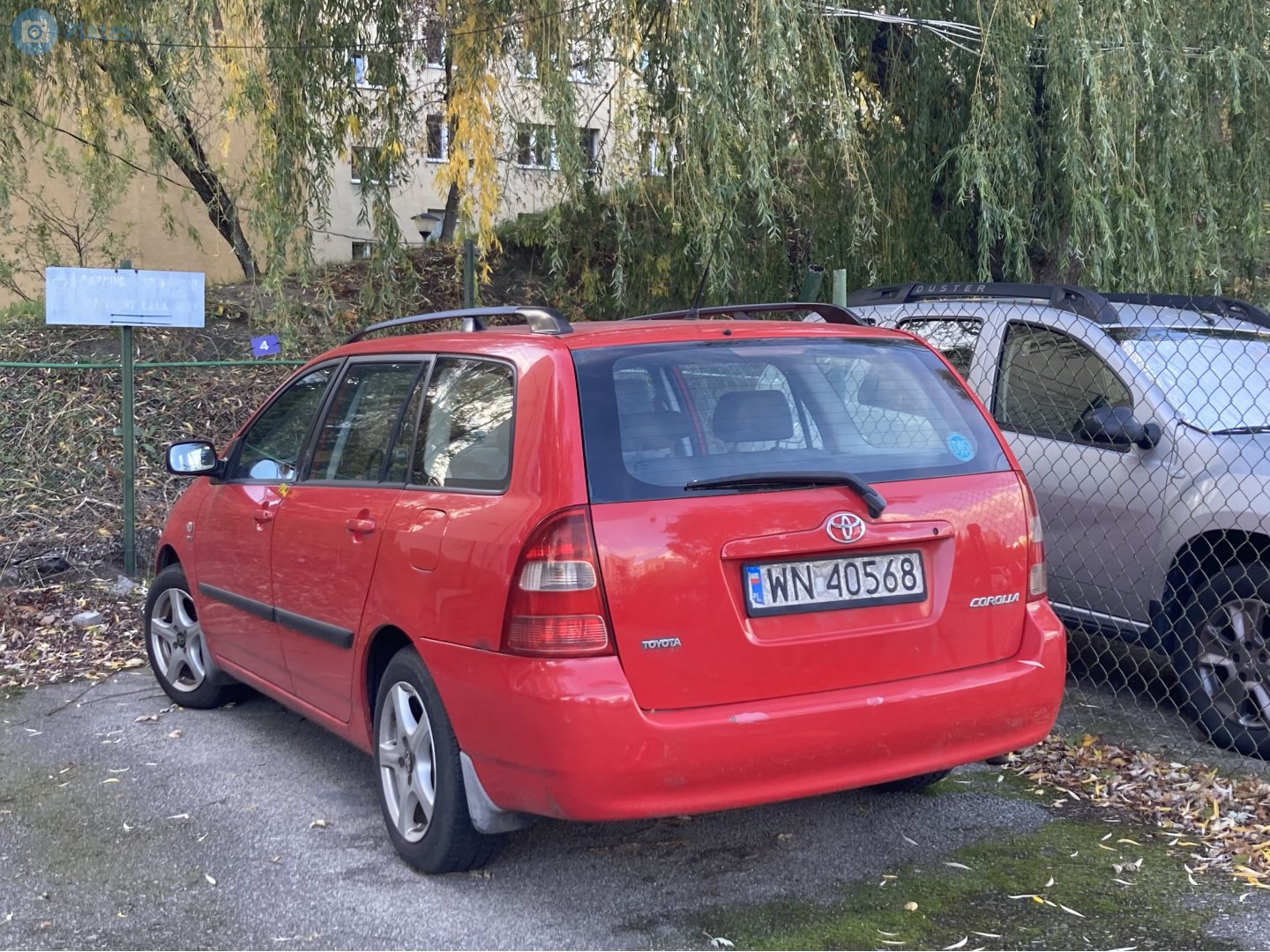 WN 40568, Toyota Corolla 9th gen Wagon (E120; Global-market), 2001–2007