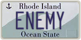 Rhode Island, Vanity Plates
