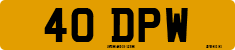 License plate of the United Kingdom, 1932 year system