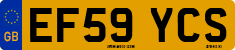 License plate of the United Kingdom, 2001 year system
