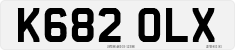 License plate of the United Kingdom, 1983 year system