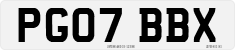 License plate of the United Kingdom, 2001 year system