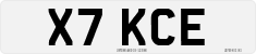 License plate of the United Kingdom, 1983 year system