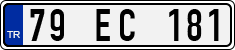 License plate of Turkey, Regular plates