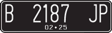 License plate of Indonesia, Regular plates