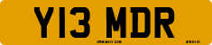 License plate of the United Kingdom, 1983 year system