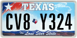 Texas, Regular plates (2009) (АB1-C234)