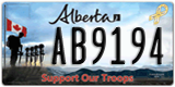 Alberta, Support our Troops (AB1234)