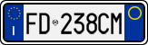 License plate of Italy, Cars (1994 year series)