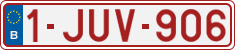 License plate of Belgium, Regular plates (2010)
