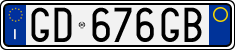 License plate of Italy, Cars (1994 year series)