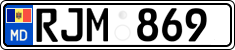 License plate of Moldova, Cars (2015)