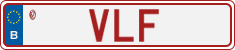 License plate of Belgium, Vanity Plates (2014)