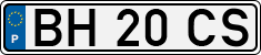 License plate of Portugal, Regular plates