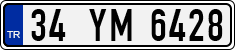 License plate of Turkey, Regular plates