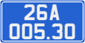 License plate of Vietnam, Government and public administrations