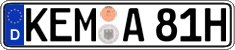 German license plate, Plates for oldtimers (type 