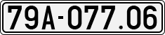 License plate of Vietnam, Cars