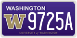 Washington, Specialty plates (1234A)