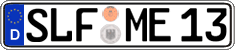 German license plate, Regular plates