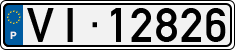 License plate of Portugal, Trailers