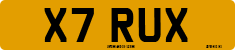 License plate of the United Kingdom, 1983 year system