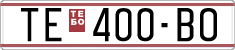 License plate of North Macedonia, Regular plates (1993)