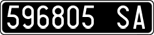 License plate of Italy, Cars (1927 year series)