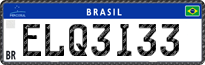License plate of Brazil, Private owners (Mercosul)