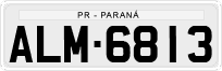 License plate of Brazil, Private owners (1990)