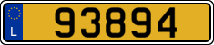 License plate of Luxembourg, Vanity Plates