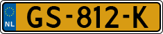 License plate of the Netherlands, Cars