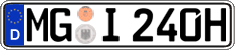German license plate, Plates for oldtimers (type 