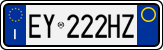 License plate of Italy, Cars (1994 year series)