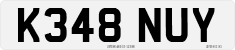 License plate of the United Kingdom, 1983 year system