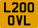 License plate of the United Kingdom, 1983 year system