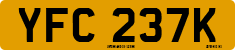License plate of the United Kingdom, 1963 year system