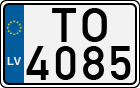 License plate of Latvia, Motorcycles