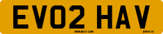 License plate of the United Kingdom, 2001 year system