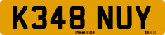 License plate of the United Kingdom, 1983 year system