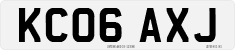 License plate of the United Kingdom, 2001 year system
