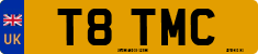 License plate of the United Kingdom, 1983 year system