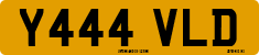 License plate of the United Kingdom, 1983 year system