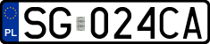 License plates of Poland, Regular car plates