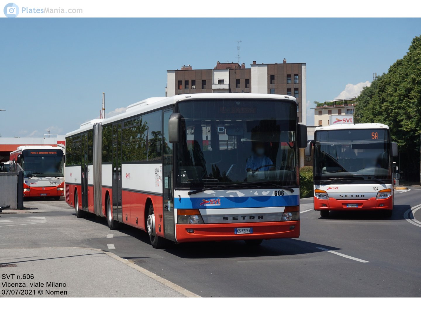 CS 727 FY, Setra 300-Series 1st gen G Single-Decker (SG321), 1995–2002