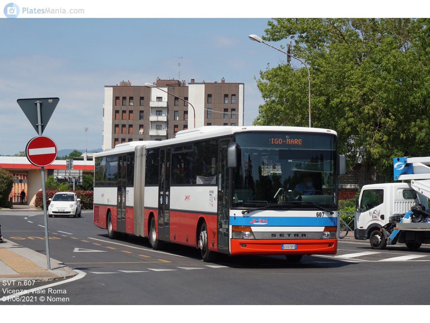 CS 675 FY, Setra 300-Series 1st gen G Single-Decker (SG321), 1995–2002