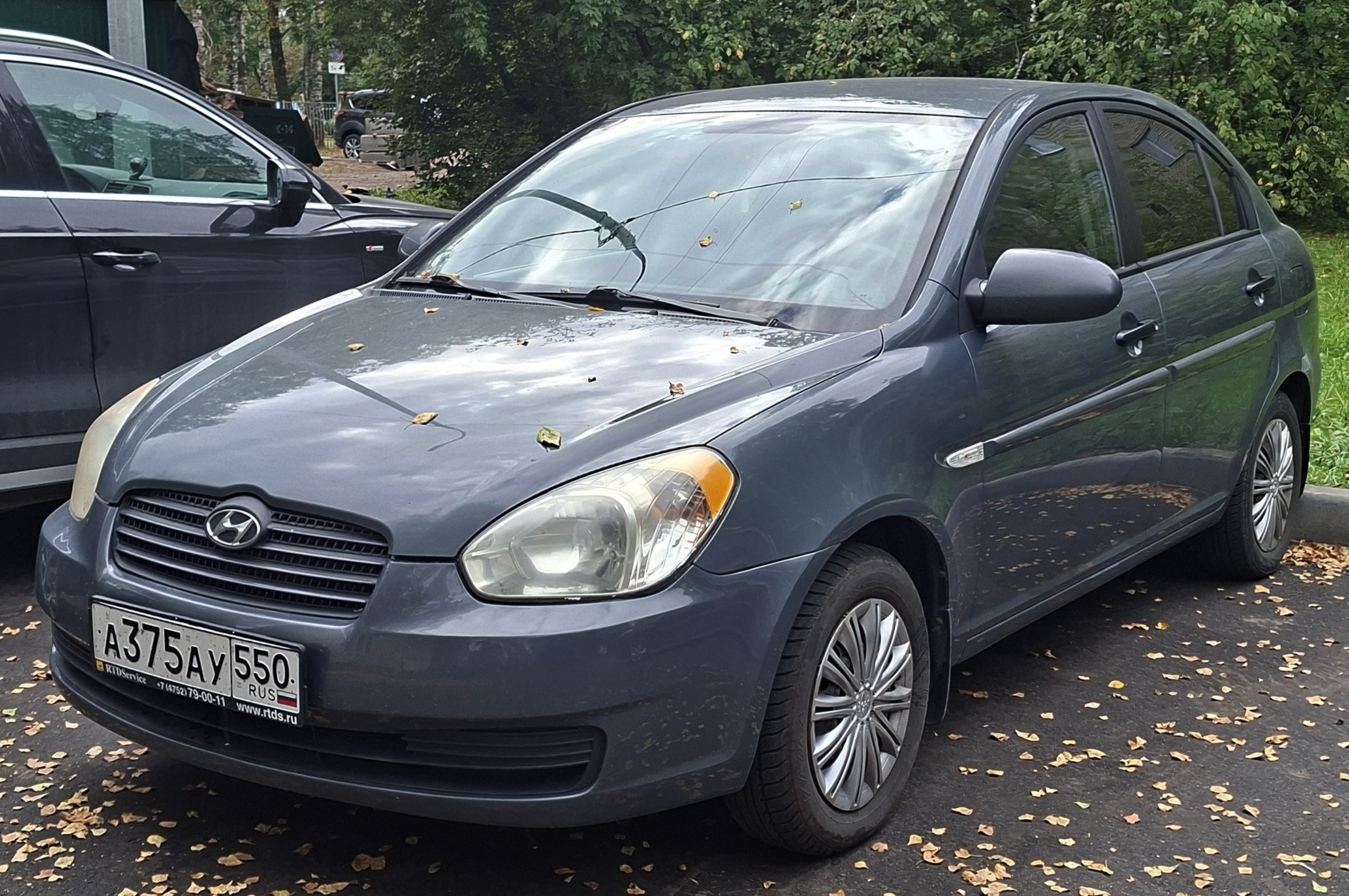 а 375 ау 550, Hyundai Verna 2nd gen Sedan (MC), 2005–2009