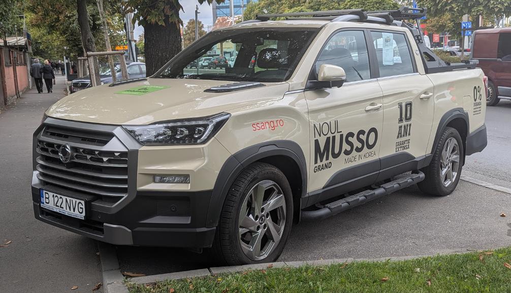 B 122 NVG, SsangYong (KGM) Musso 3rd gen (Q200), facelift, 2021­–