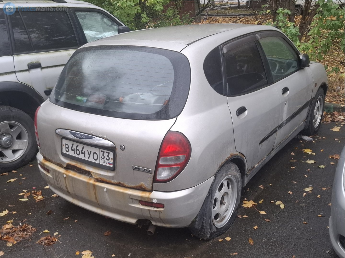 в 464 уо 33, Daihatsu Storia 1st gen (M100), facelift, 2001–2005