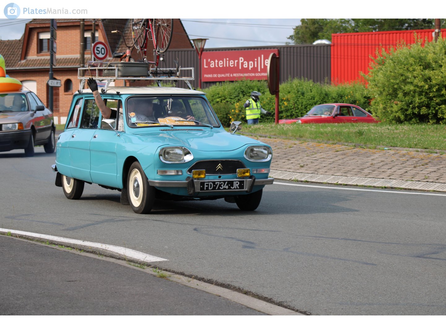 FD-734-JR, Citroёn Ami 1st gen 8/10/Super Break Wagon, facelift, 1969–1978